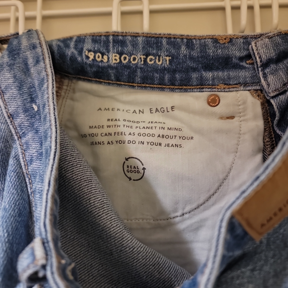 American Eagle Outfitters Light Blue Denim Jeans - Picture 5 of 7